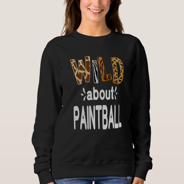 Camiseta Wild About Paintball   (Frente)