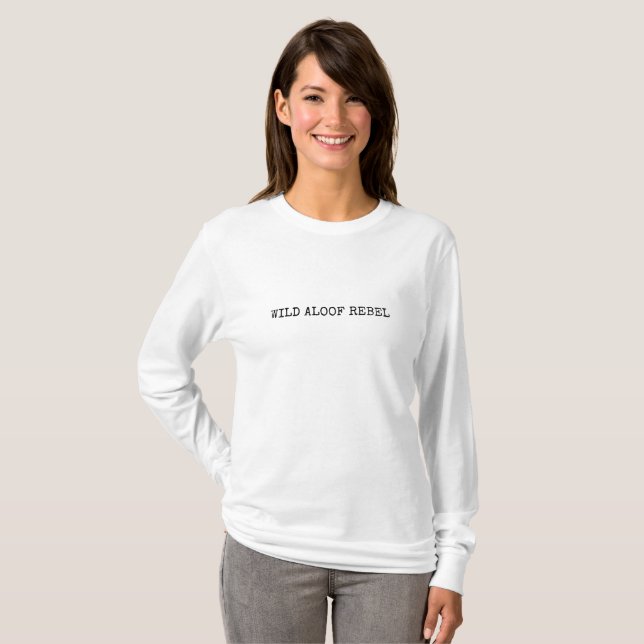 CAMISETA WILD ALOOF REBEL (Frente Completa)
