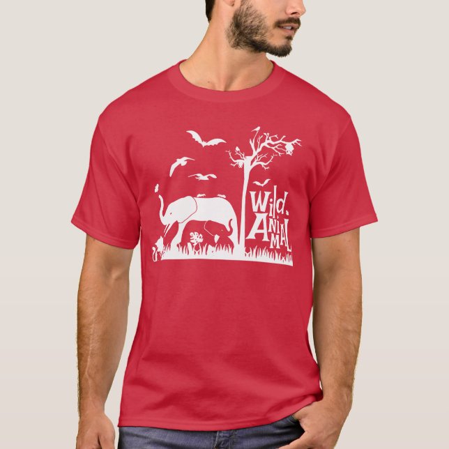 Camiseta Wild Animal family (Frente)