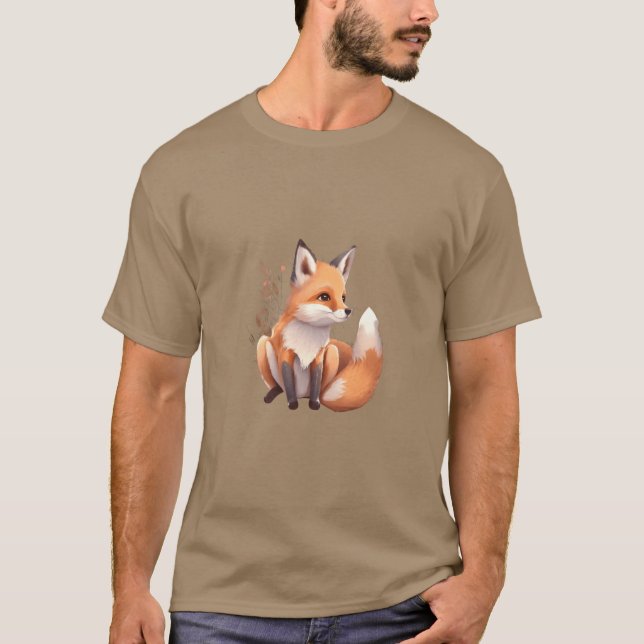 Camiseta Wild Animal Fans Cute Vulpes Animal Lover friends (Frente)
