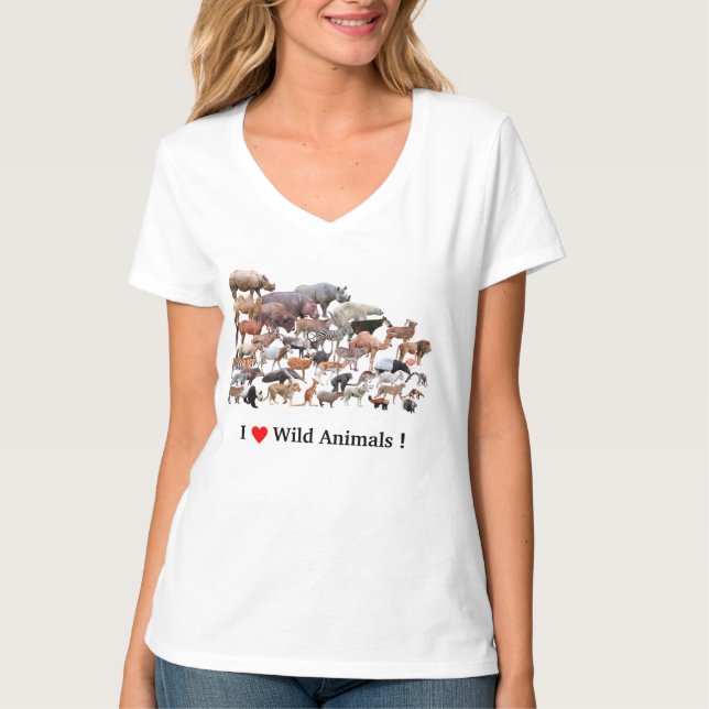 Camiseta Wild Animals (Frente)
