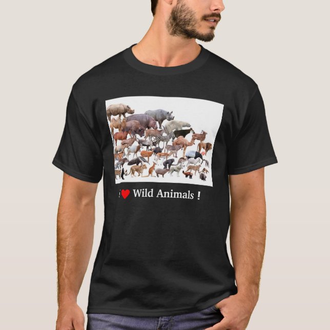 Camiseta Wild Animals (Frente)