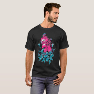 Camiseta wild bird and parrot art fun hoodie unsexed T-Shir