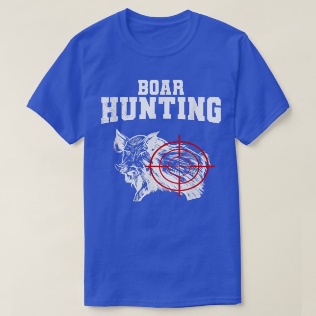 Camiseta Wild Boar Hunting Razorback Wild Boar Hunter Wild (Frente do Design)
