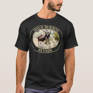 Camiseta Wild Burros Donkeys de Nevada