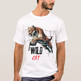 Camiseta Wild Cat Tiger