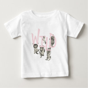 Camiseta WILD Coisas Selvagens e Máx. - Rosa