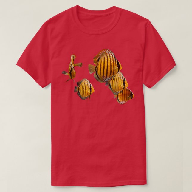 CAMISETA WILD DISCUS FISH (Frente do Design)