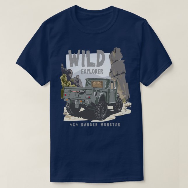 Camiseta Wild Explorer (Frente do Design)