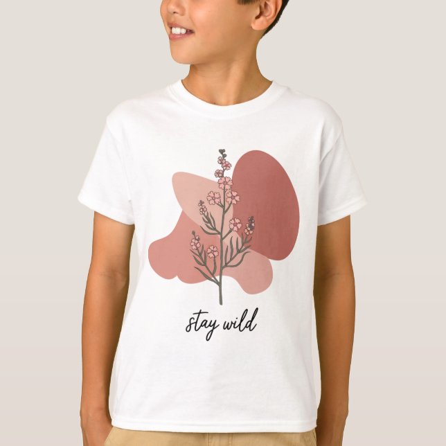 Camiseta Wild Floral Design (Frente)