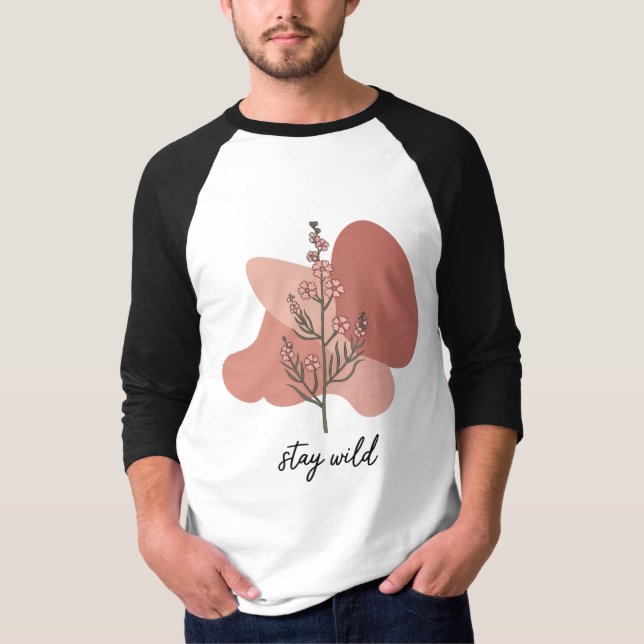 Camiseta Wild Floral Design (Frente)