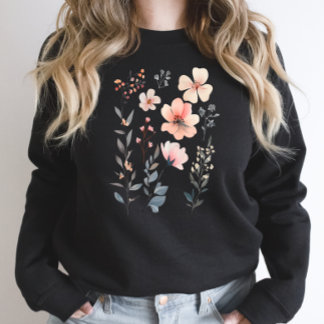 Camiseta Wild Flower-Floral-Cute