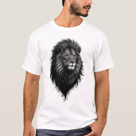 Camiseta Wild Grace: retrato impressionante de um leão
