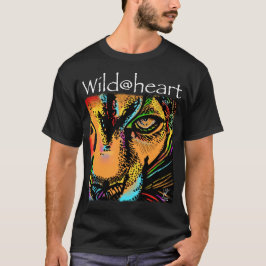 Camiseta Wild@heart animais do arco-íris
