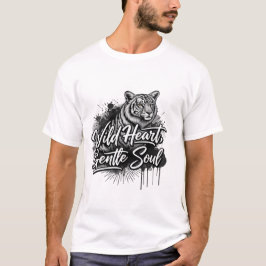 Camiseta Wild Heart Gentle Soul Tiger