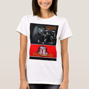 Camiseta WILD NATURE - coleção COBRA de design preto