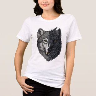 Camiseta Wild Nature Crow-Wolf Raven