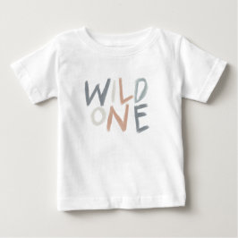 Camiseta Wild One Baby design in Earthy Tones
