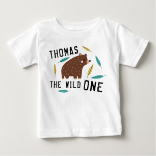 Camiseta Wild One First Birthday Boy