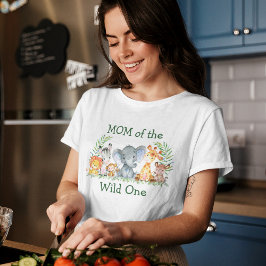 Camiseta Wild One primeiro aniversario Safari