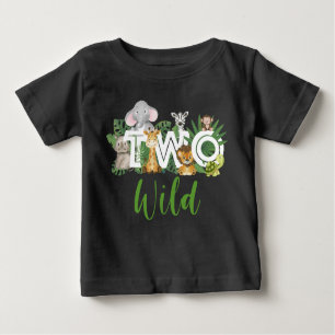 Camiseta Wild One segundo aniversário safari Party Toddler