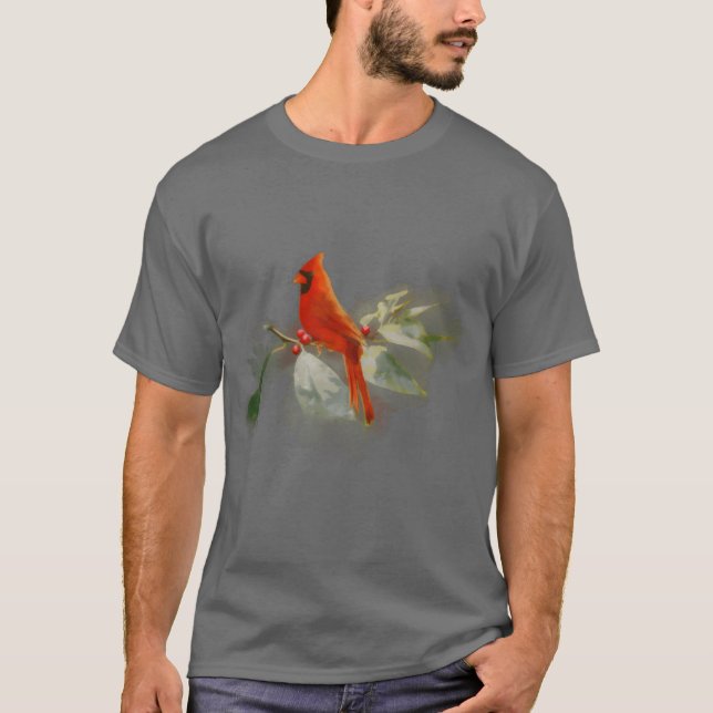 Camiseta Wild Red Cardinal Bird Boy (Frente)