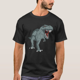 Camiseta Wild Rex Dino 3D geometric Dinosaur