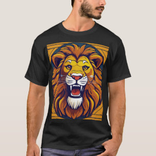 Camiseta "Wild Roar: Impressão de Tigre Negrito"