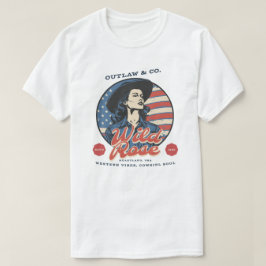 Camiseta Wild Rosa Cowgirl