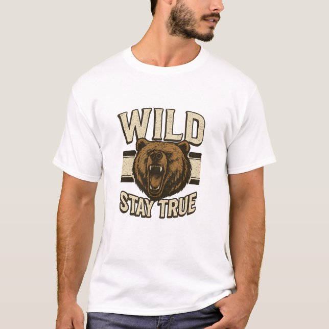 Camiseta " Wild Stay True" (Frente)