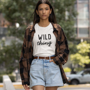 Camiseta Wild Thing   Moderna Tendência, Na moda, Arte