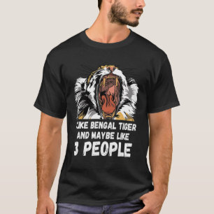 Camiseta Wild Tiger Eye Eu Gosto De Bengala Tiger African S