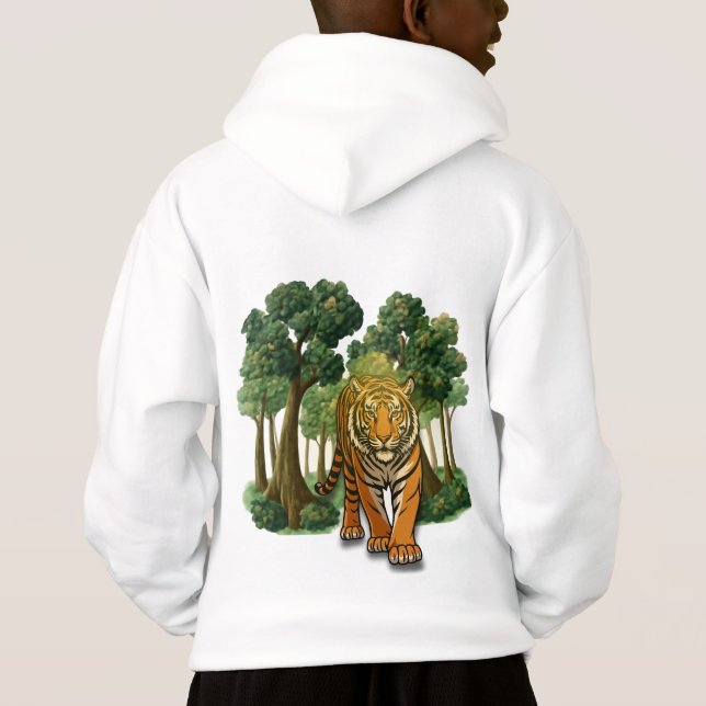 Camiseta “Wild Tiger in the Forest – Natural Light Jungle D (Verso)