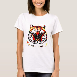 Camiseta Wild Tiger Pop Art