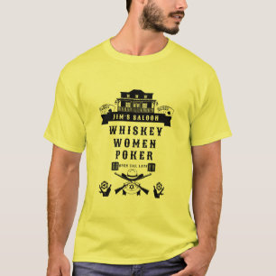 Camiseta Wild West Americana Poker