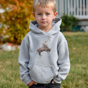 Camiseta Wild West Bull Rider, Rodeo Legal Hoodie