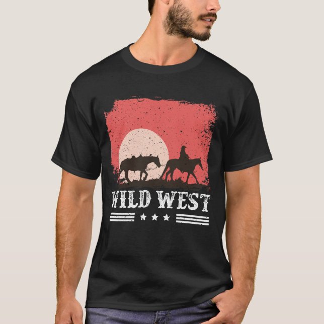 Camiseta Wild West Cowboy (Frente)
