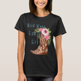 Camiseta Wild West Kind Girl