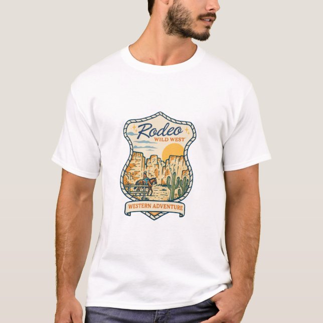 Camiseta Wild West Rodeo Adventure (Frente)