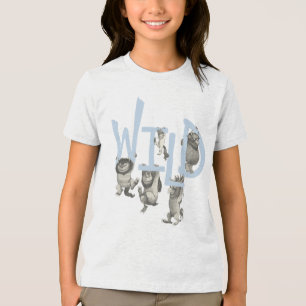 Camiseta WILD   Wild Things e Max - Azul