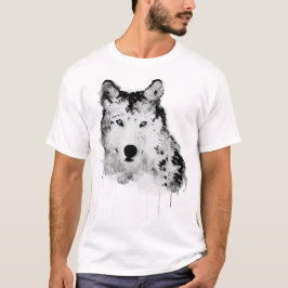 Camiseta Wild Wolf Watercolor