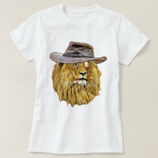 Camiseta Wildcat do leão do hipster