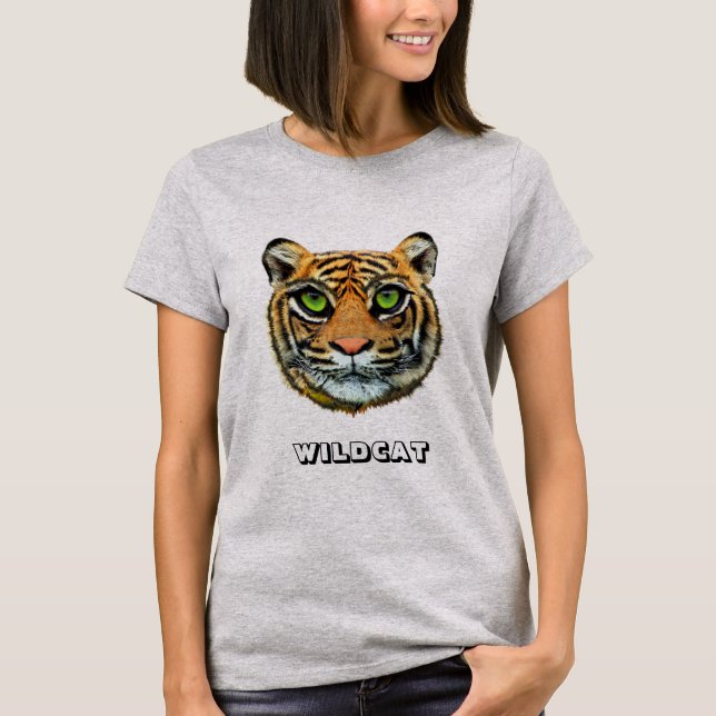 Camiseta Wildcat e Caligrafia (Frente)