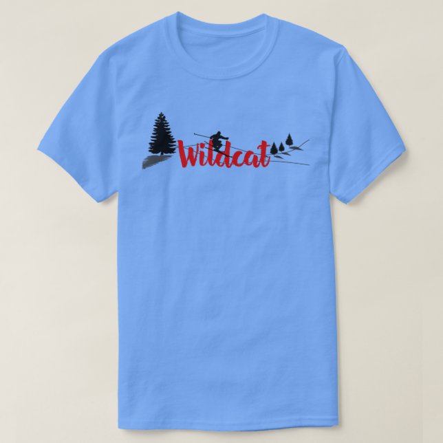 Camiseta Wildcat Ski Long (Frente do Design)