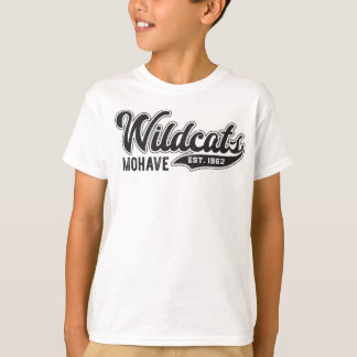 Camiseta Wildcats Est do Mohave. Tshirt do Esporte-Tek de