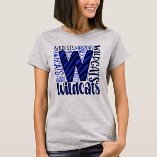 Camiseta Wildcats Mulheres e Adolescentes