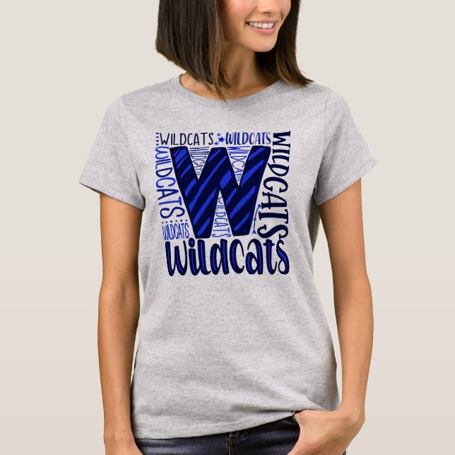 Camiseta Wildcats Mulheres e Adolescentes (Frente)