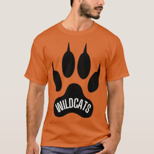 Camiseta Wildcats Paw Curva-Vergonha - Parabéns Orgulho 10