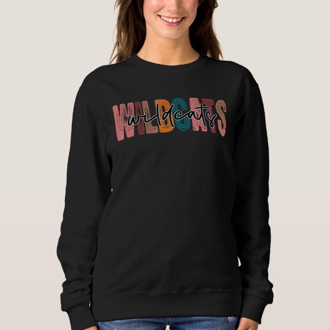 Camiseta Wildcats School Sports Fan Team Spirit (Frente)