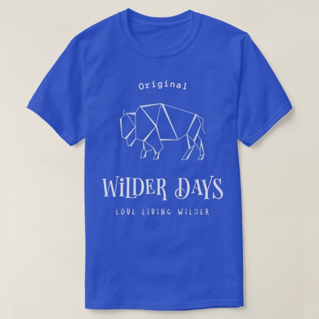 Camiseta Wilder Days Origami Buffalo (Frente do Design)